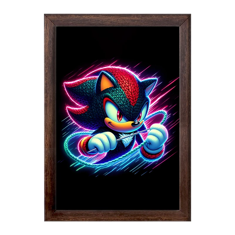 تابلو خندالو طرح سونیک (Sonic) کد F7179