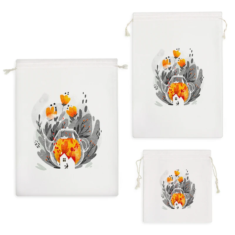 نظم دهنده خندالو مدل گل و خانه کد H233 مجموعه 3 عددی