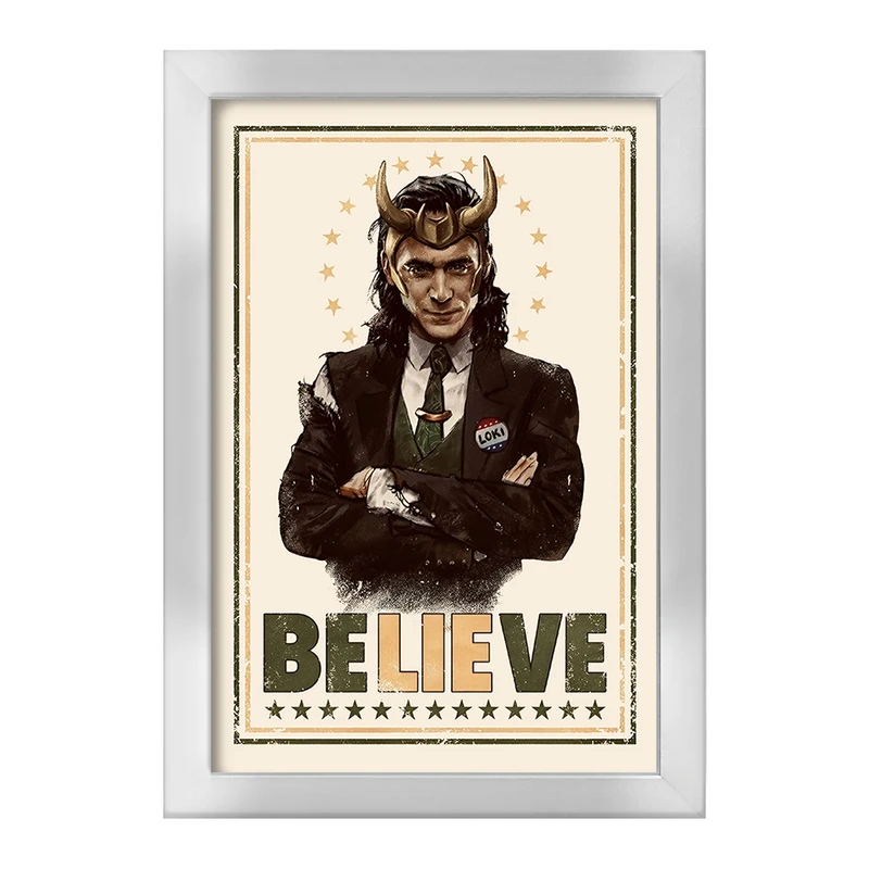 تابلو خندالو طرح لوکی مارول (Marvel) کد F13579