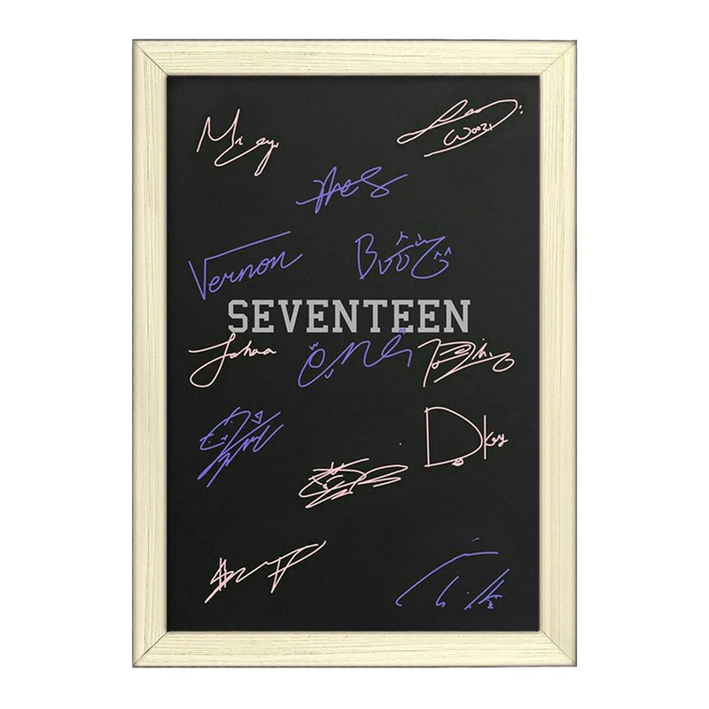 تابلو خندالو طرح گروه سونتین Seventeen  کد 21664