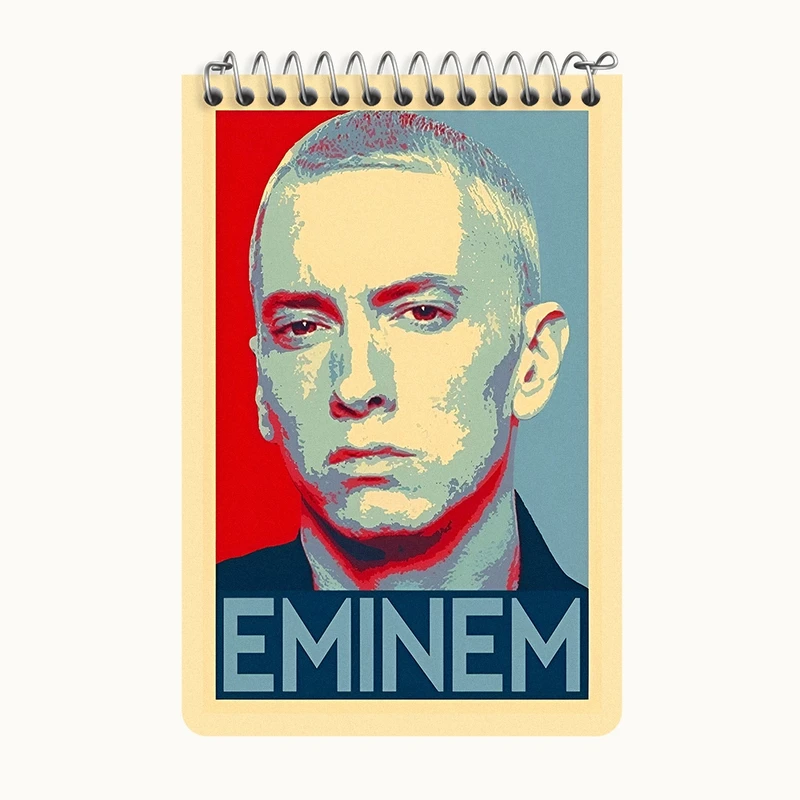 دفتر یادداشت 50 برگ خندالو طرح امینم (Eminem) کد F6484