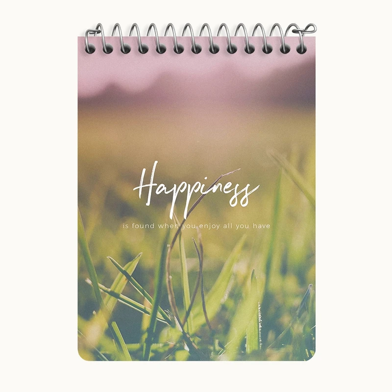 دفتر یادداشت 50 برگ خندالو طرح انگیزشی کد N7331