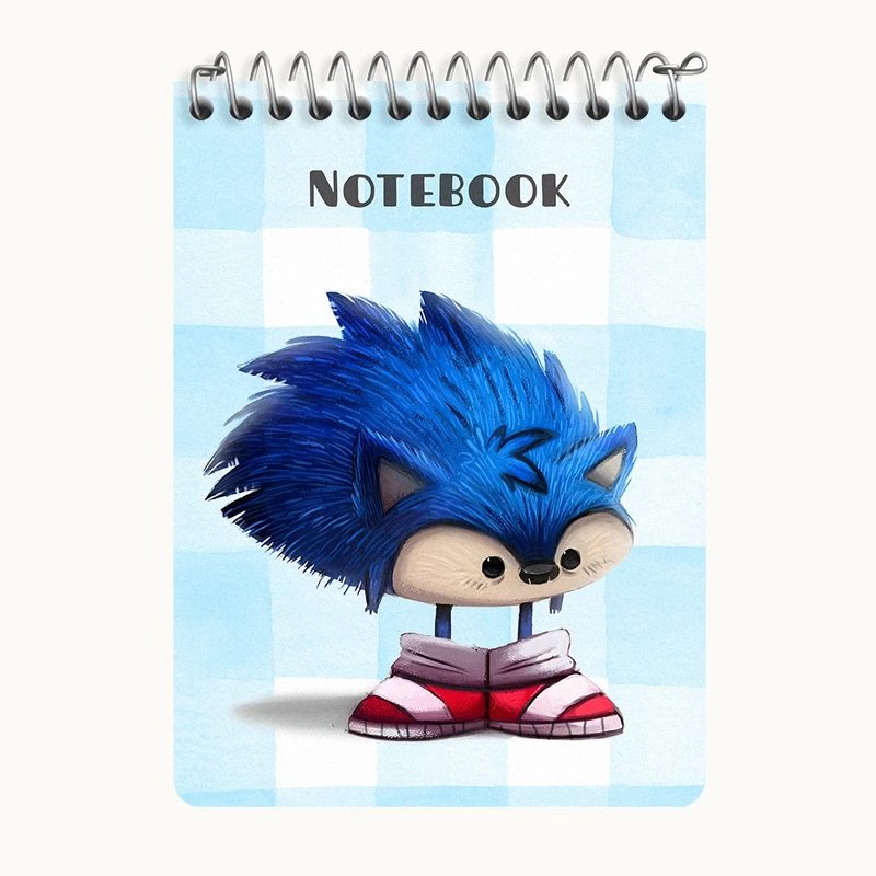 دفتر یادداشت 50 برگ خندالو طرح سونیک (Sonic) کد N6556