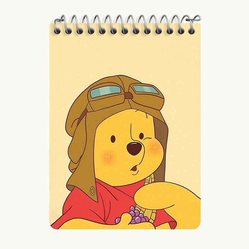 دفتر یادداشت 50 برگ خندالو طرح وینی پو (Winnie the Pooh) کد N6394