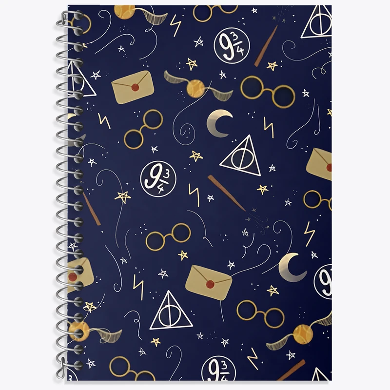 دفتر نت موسیقی 50 برگ خندالو طرح پترن هری پاتر کد N7086