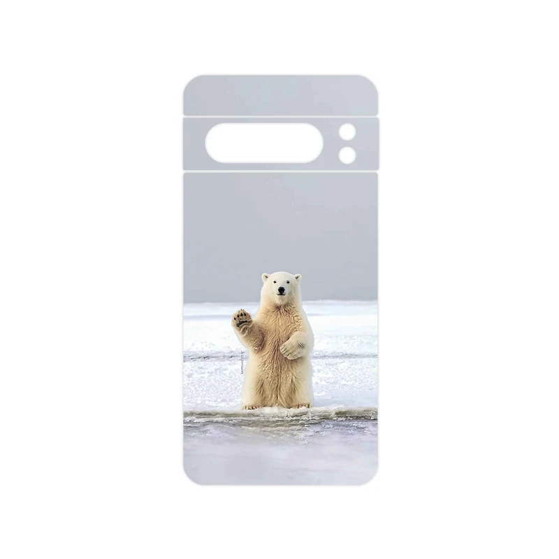 برچسب پوششی ماهوت مدل Polar_bear مناسب برای گوشی موبایل گوگل Pixel 8 Pro