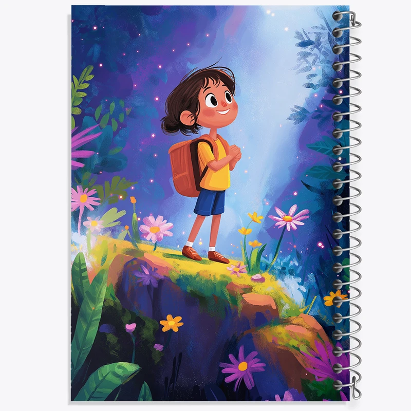 دفتر نقاشی 50 برگ خندالو طرح دخترانه کودکانه کد F10928