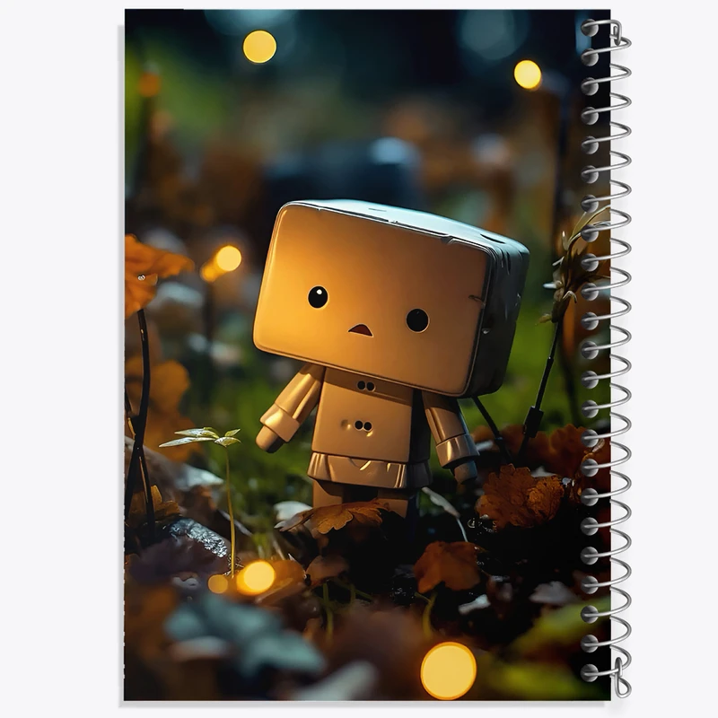 دفتر مشق 50 برگ خندالو طرح آدمک مکعبی کیوت کد F4225