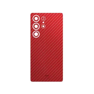 MAHOOT Red-Fiber Cover Sticker for Samsung Galaxy S25 Ultra