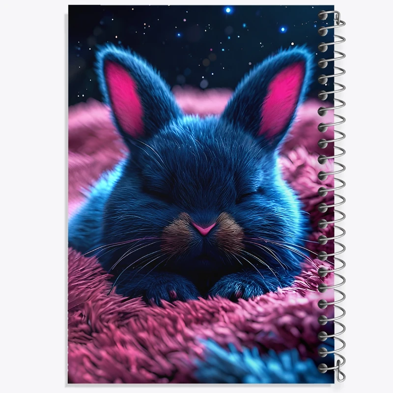 دفتر طراحی 50 برگ خندالو طرح خرگوش خوابالو کد F12810