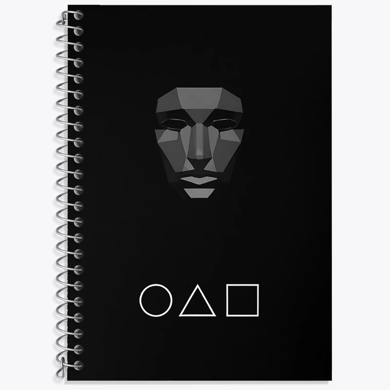 دفتر نت موسیقی 50 برگ خندالو طرح بازی مرکب (Squid Game) کد N7740