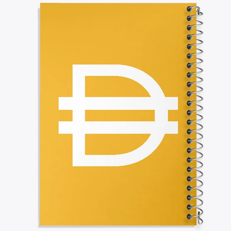 دفتر طراحی 50 برگ خندالو طرح ارز دیجیتال دای  کد 4069