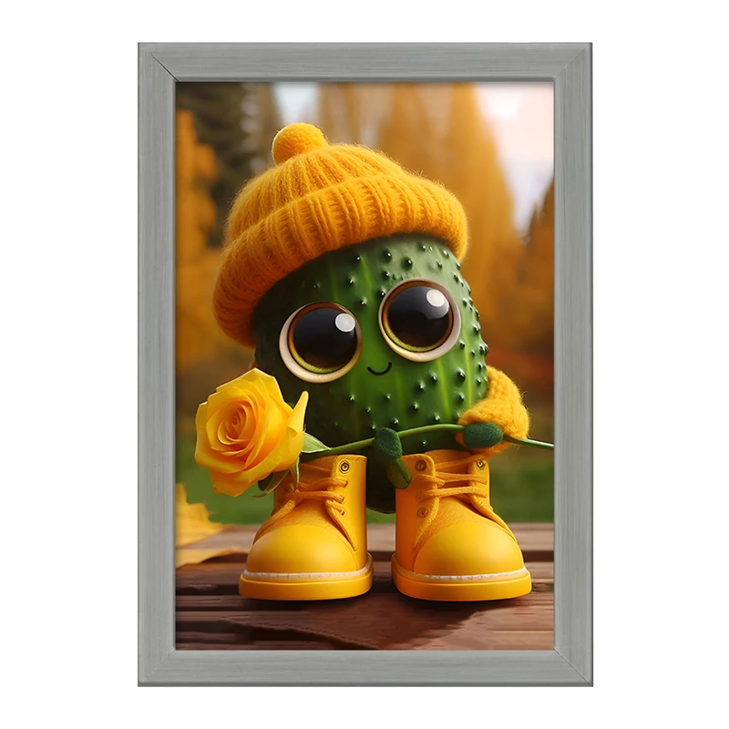 تابلو خندالو طرح خیار بامزه کد F7562