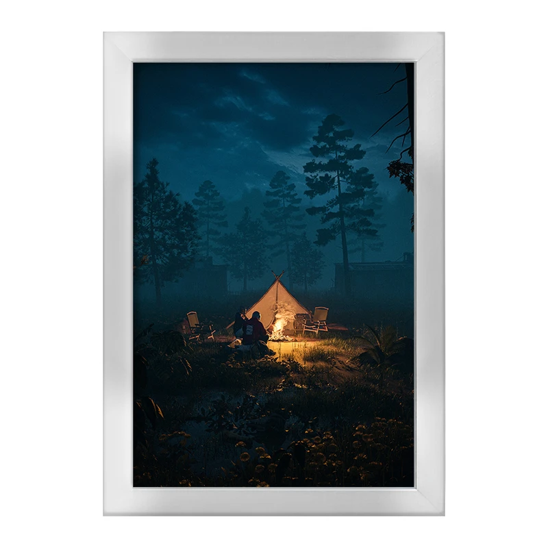 تابلو خندالو طرح کمپینگ (Camping) کد F1102