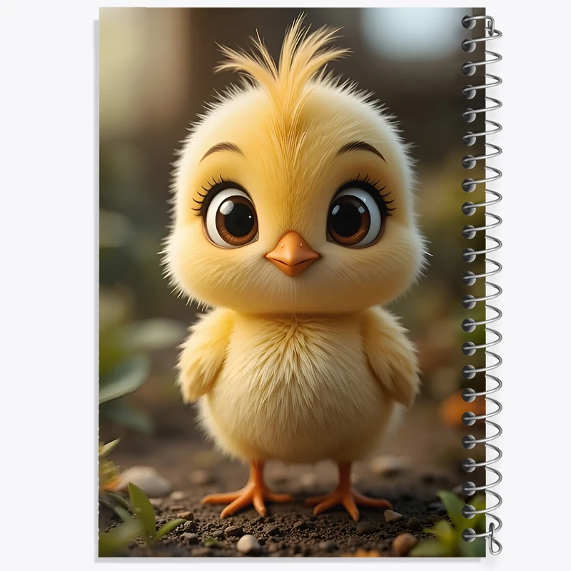 دفتر لیست خرید 50 برگ خندالو طرح جوجه کد F12072