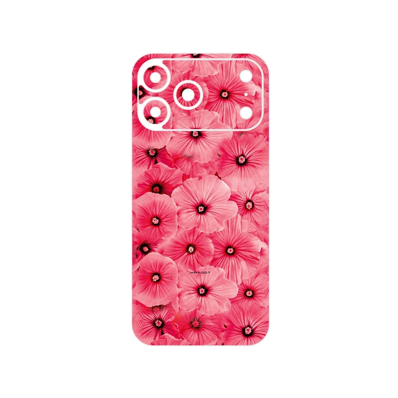 برچسب پوششی ماهوت مدل Pink_Flower مناسب برای گوشی موبایل اپل iPhone 17 Pro Max