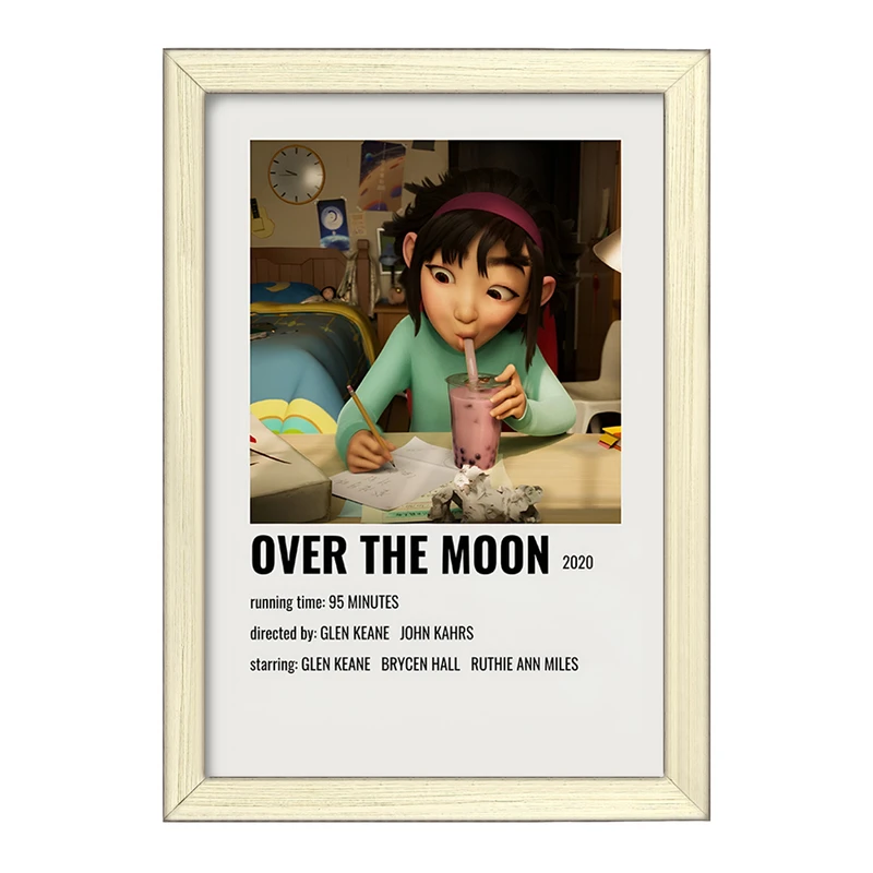 تابلو خندالو طرح روی ماه (Over the Moon) کد F13273