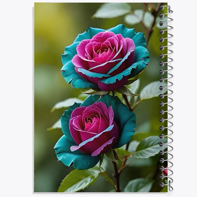 دفتر نقاشی 50 برگ خندالو طرح گل کد F12681