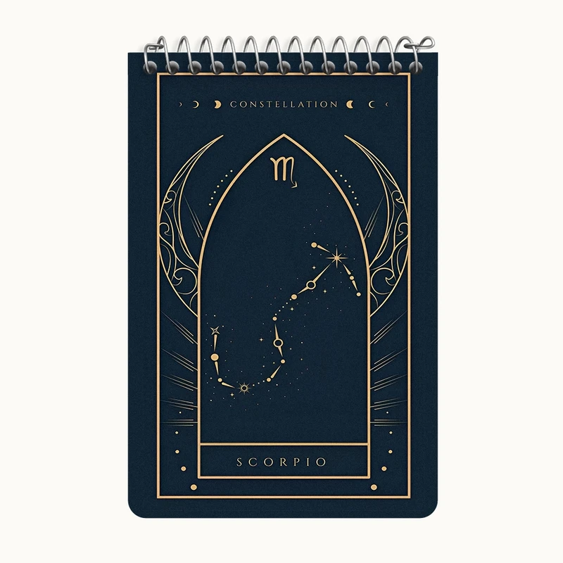 دفتر یادداشت 50 برگ خندالو طرح ماه تولد آبان کد F10879