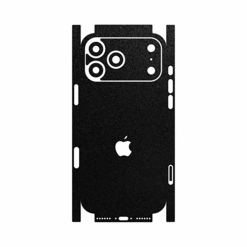 برچسب پوششی ماهوت مدل Black-Suede-FullSkin مناسب برای گوشی موبایل اپل iPhone 17 Pro Max