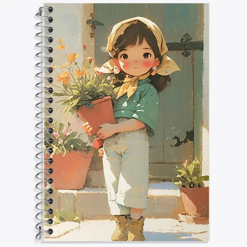 دفتر لغت 50 برگ خندالو طرح دخترانه کودکانه کد F10934