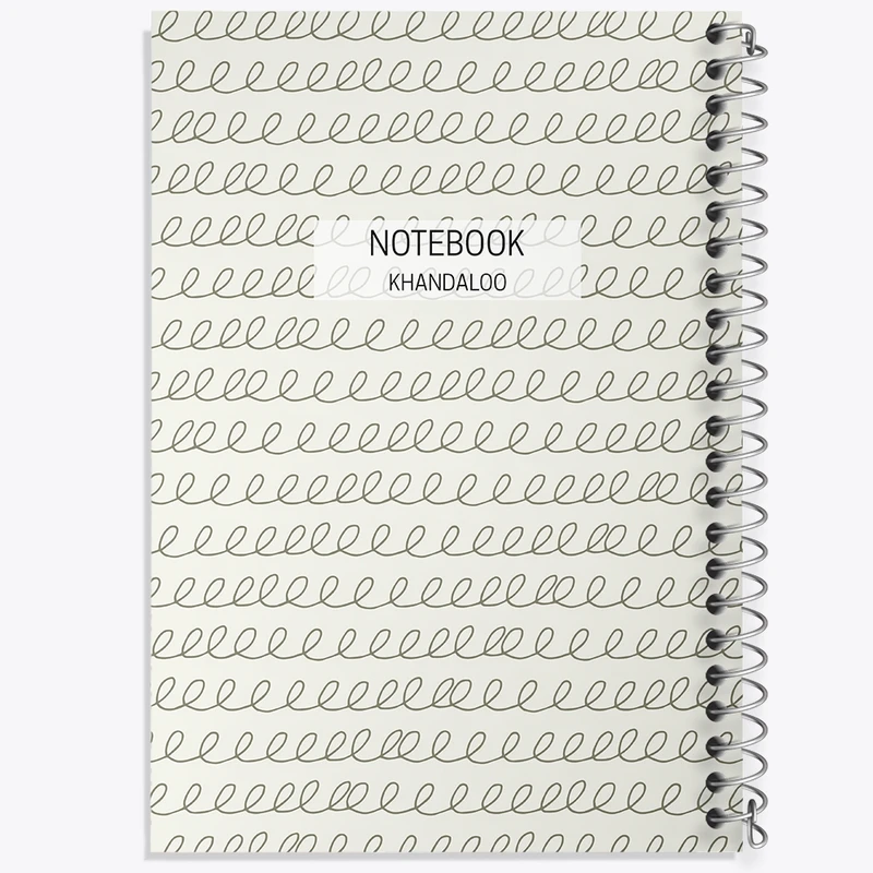 دفتر طراحی 50 برگ خندالو طرح پترن فانتزی کد N452