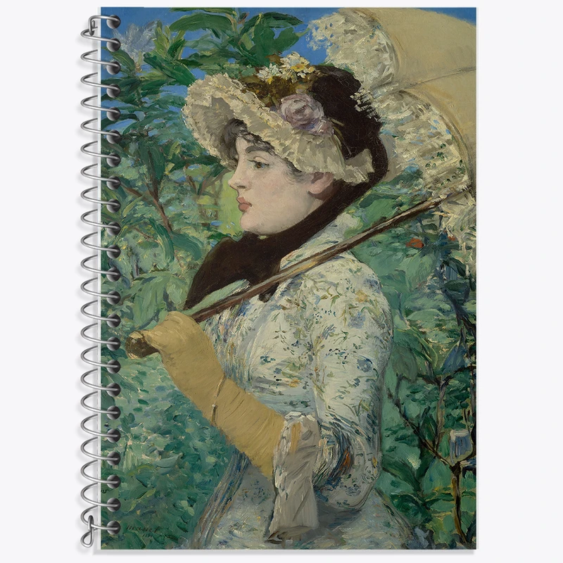 دفتر نت موسیقی 50 برگ خندالو طرح نقاشی بهار اثر ادوار مانه کد F12417