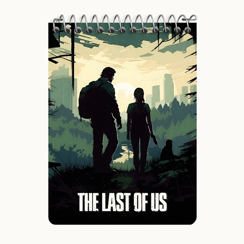 دفتر یادداشت 50 برگ خندالو طرح (The Last Of Us) آخرین بازمانده از ما کد N9327