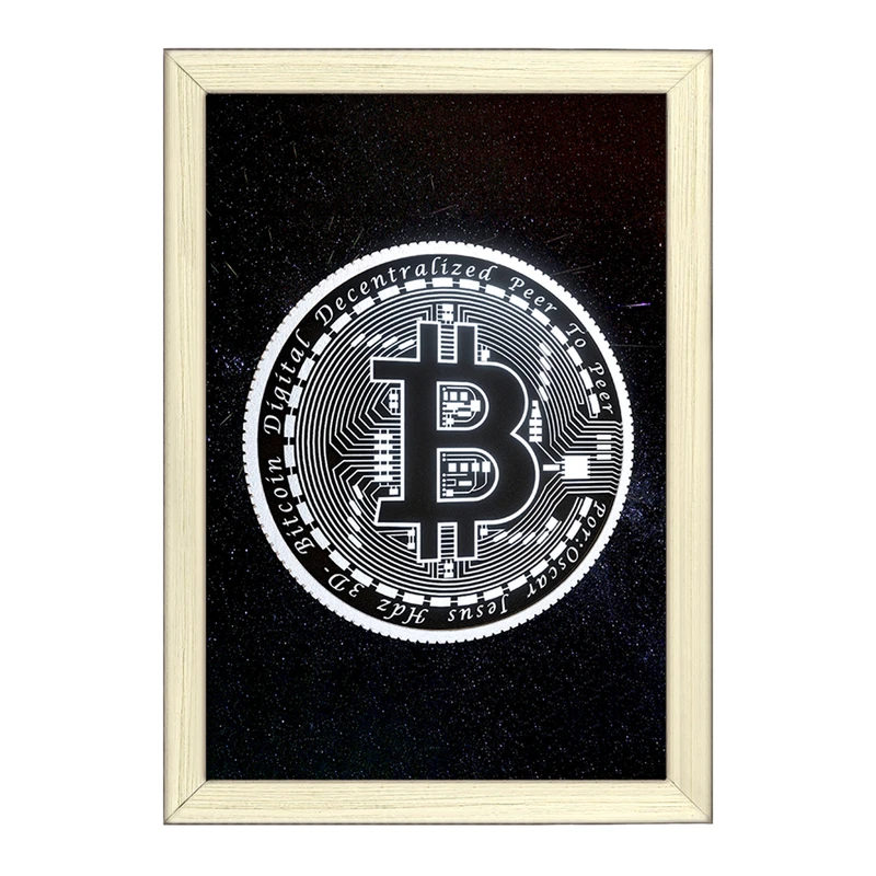 تابلو خندالو طرح بیت کوین (Bitcoin) کد F903