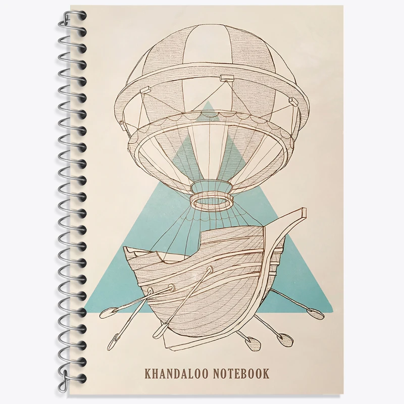 دفتر نت موسیقی 50 برگ خندالو طرح کشتی پرنده کد N8496