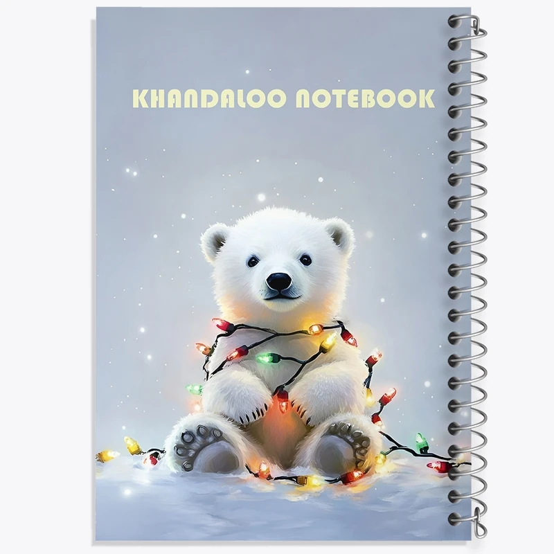 دفتر لیست خرید 50 برگ خندالو طرح خرس قطبی بانمک کد N6215