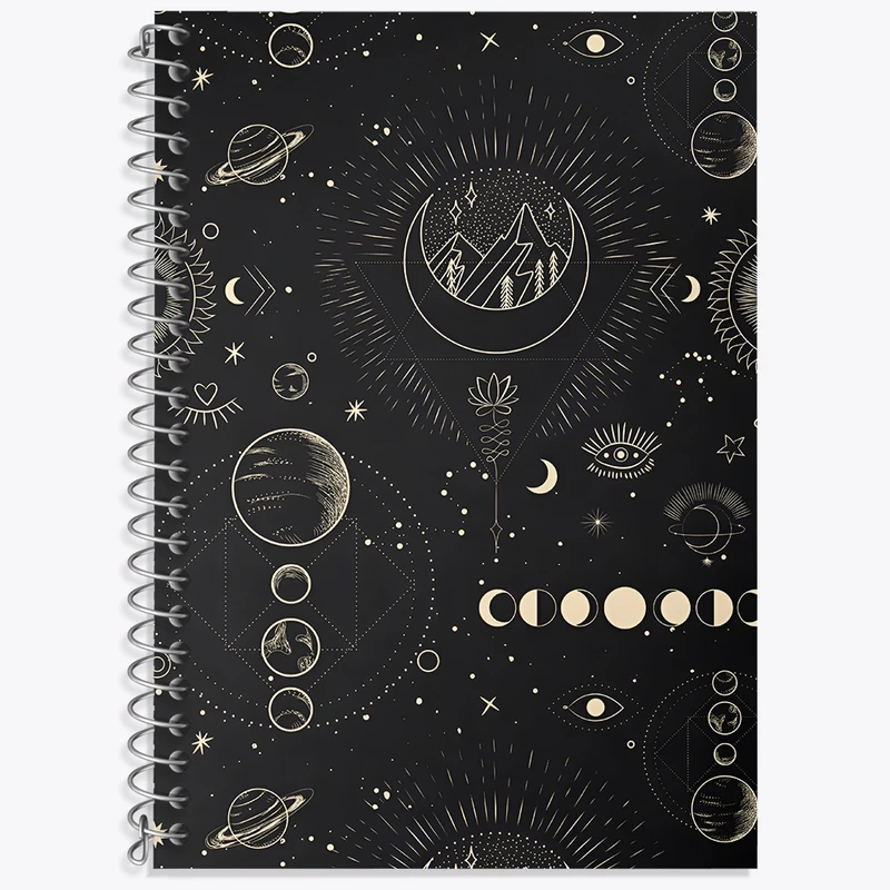 دفتر زبان 50 برگ خندالو مدل سه خط طرح فانتزی کد N7901