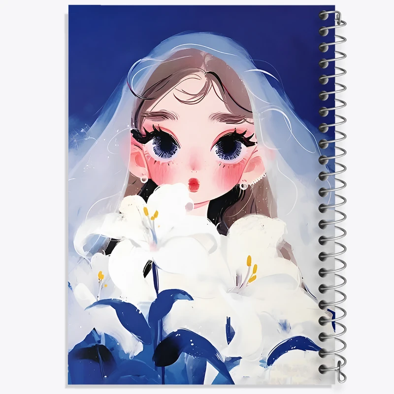 دفتر نقاشی 50 برگ خندالو طرح دخترانه کد N7132