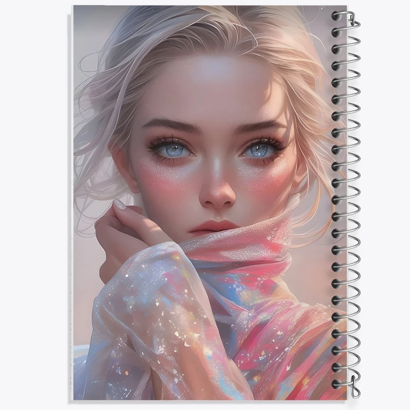 دفتر طراحی 50 برگ خندالو طرح دخترانه کد N3829