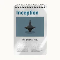دفتر یادداشت 50 برگ خندالو طرح تلقین (Inception) کد F13851