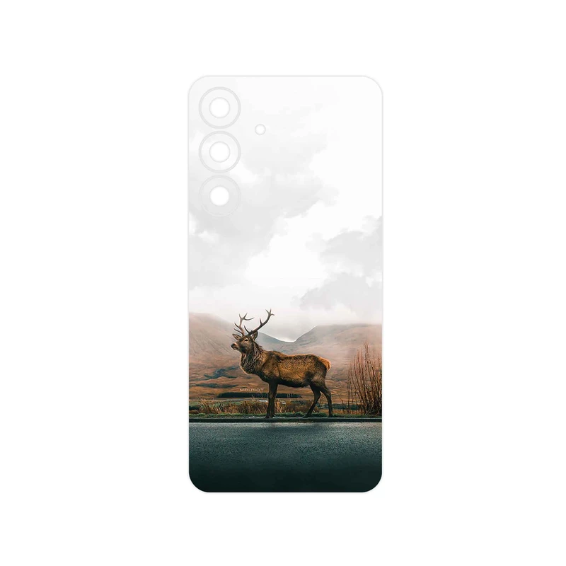 برچسب پوششی ماهوت مدل Horned_Deer مناسب برای گوشی موبایل سامسونگ Galaxy S25 FE