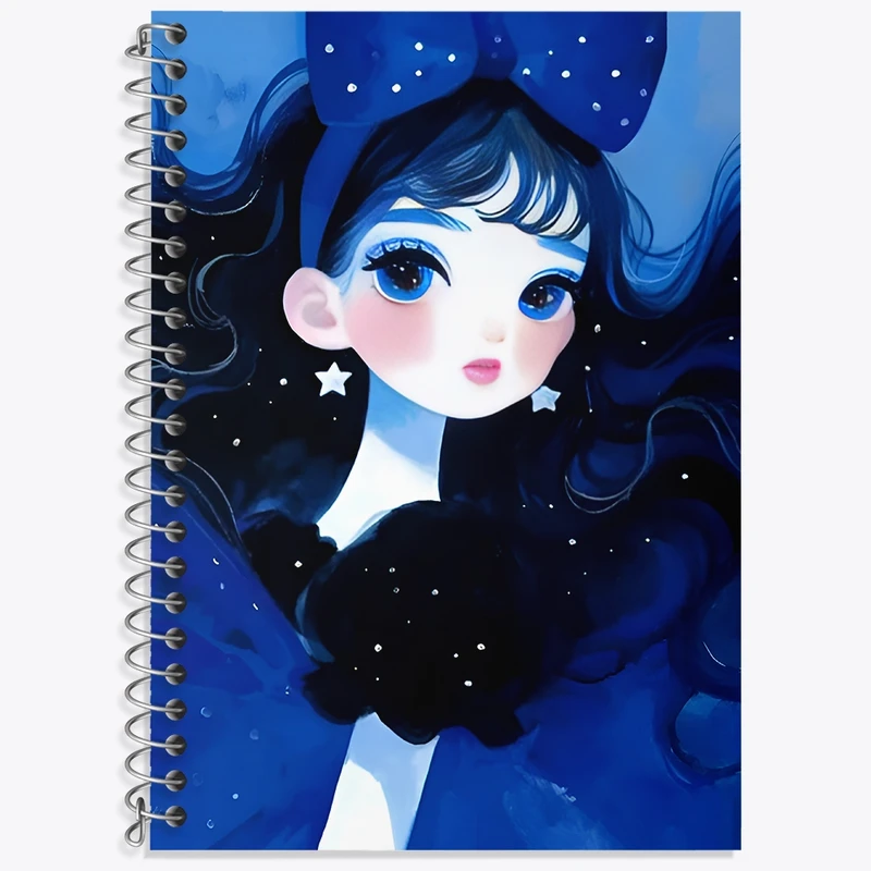 دفتر لغت 50 برگ خندالو طرح دخترانه کیوت کد N7133