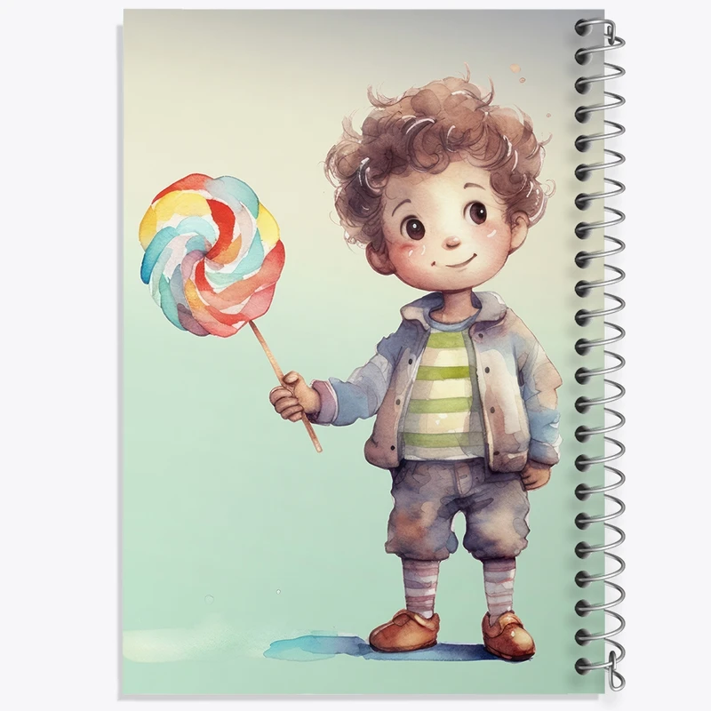 دفتر طراحی 50 برگ خندالو طرح پسرانه کد N2216