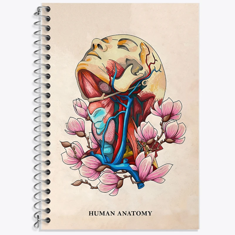 دفتر لغت 50 برگ خندالو طرح آناتومی انسان (Human Anatomy) کد F14017