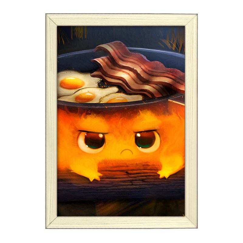 تابلو خندالو طرح کالسیفر قلعه متحرک هاول کد F9357