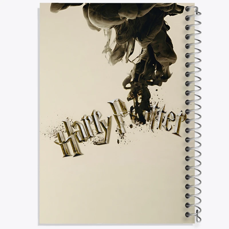 دفتر ژورنال نویسی 50 برگ خندالو مدل نقطه ای طرح هری پاتر (Harry Potter) کد F8638