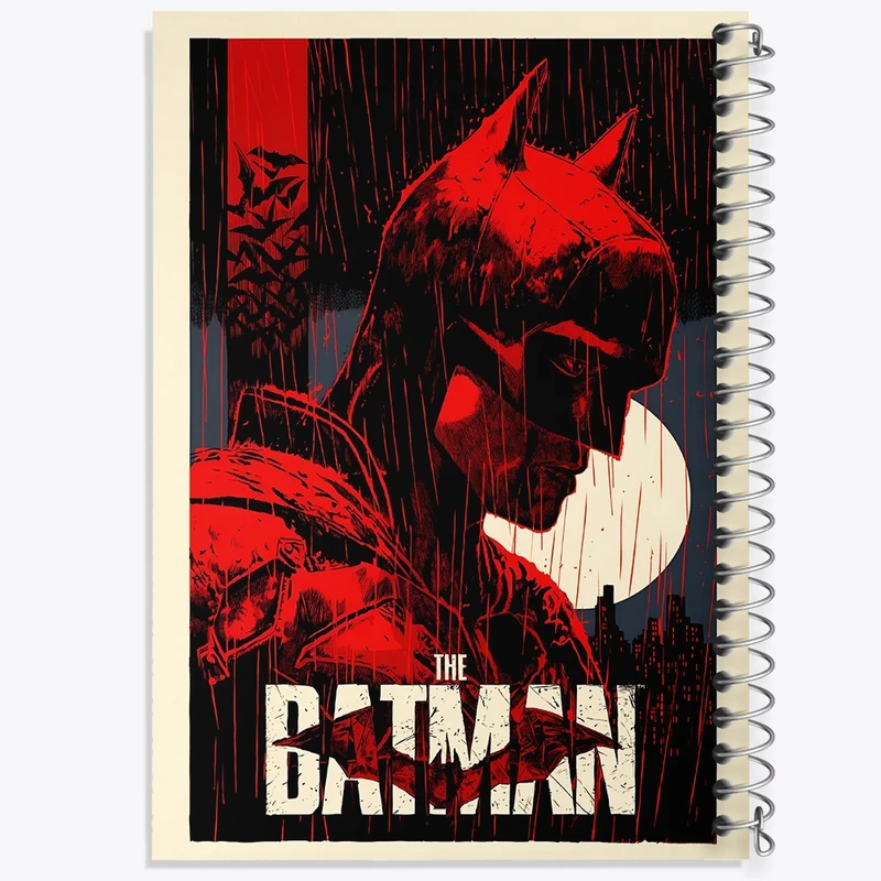 دفتر ژورنال نویسی 50 برگ خندالو مدل نقطه ای طرح بتمن (Batman) کد F13576