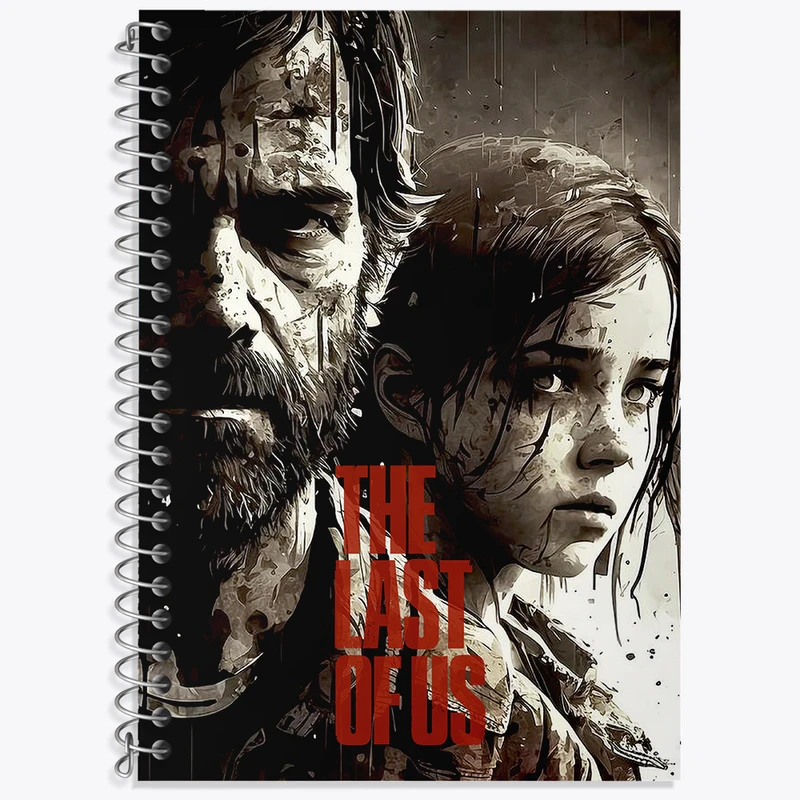 دفتر نت موسیقی 50 برگ خندالو طرح (The Last Of Us) آخرین بازمانده از ما کد N9326