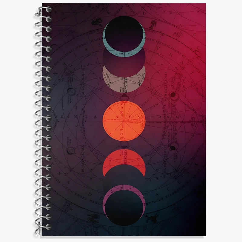 دفتر نت موسیقی 50 برگ خندالو طرح تکامل ماه کد F4704