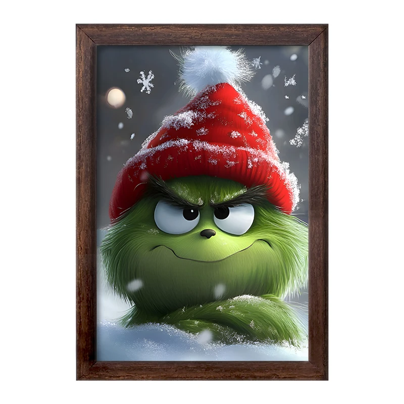 تابلو خندالو طرح گرینچ (The Grinch) کد F11849
