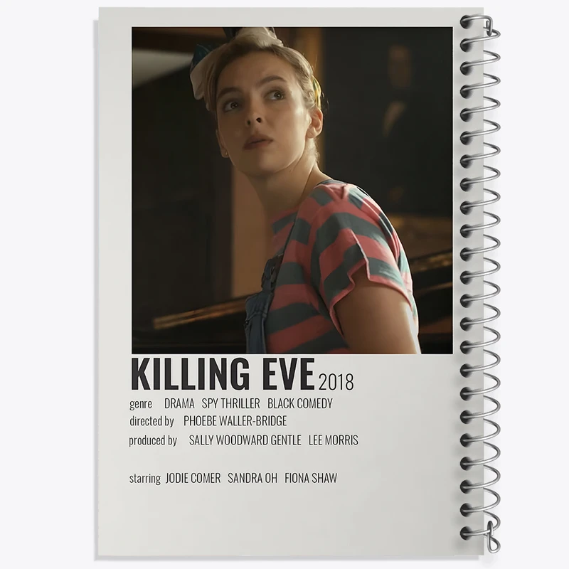 دفتر مشق 50 برگ خندالو طرح کشتن ایو (Killing Eve) کد F13008