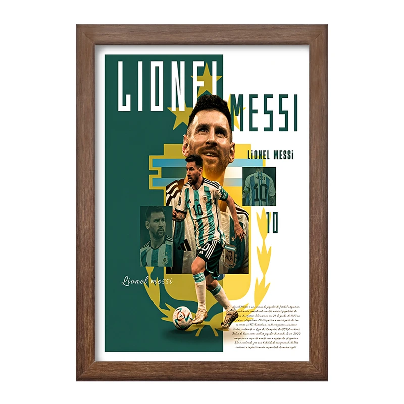 تابلو خندالو طرح لیونل مسی کد F13514