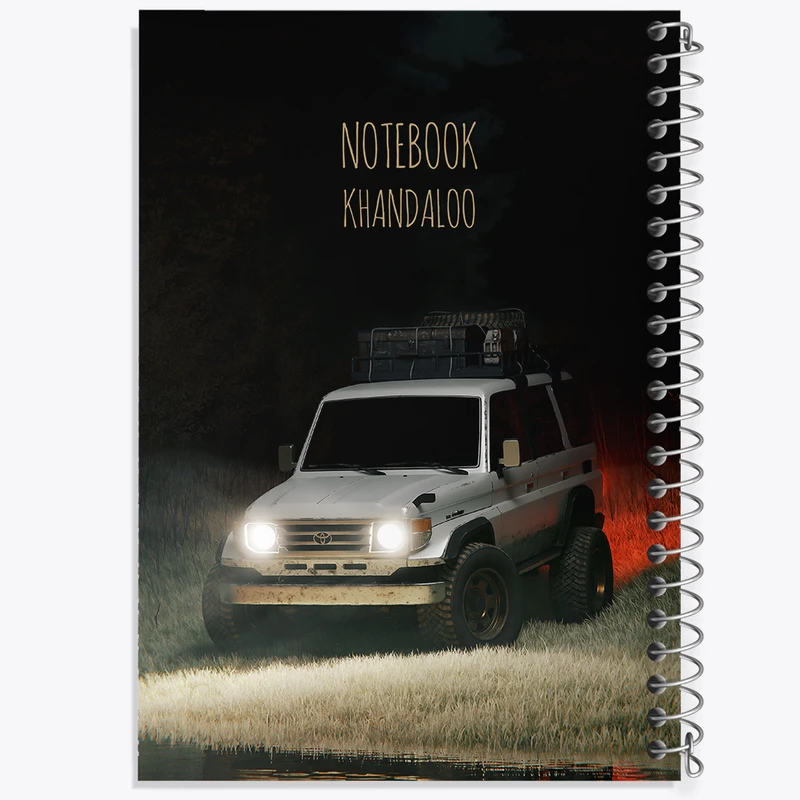 دفتر مشق 50 برگ خندالو طرح تویوتا (Toyota) کد N7876