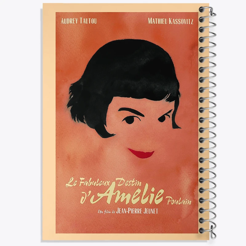 دفتر مشق 100 برگ خندالو طرح سرنوشت شگفت ‌انگیز املی پولن (Amélie) کد F11335