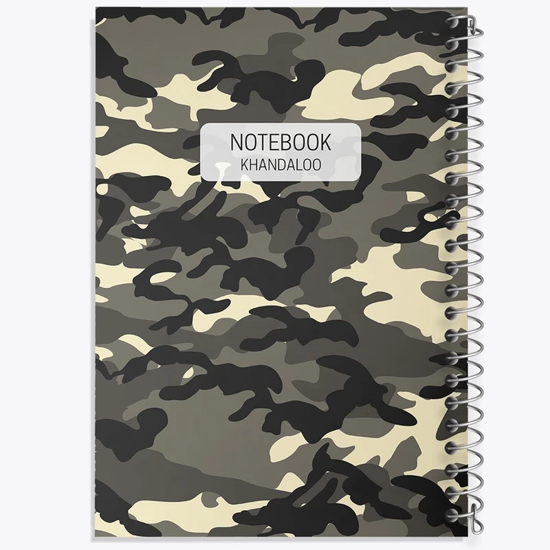 دفتر طراحی 50 برگ خندالو طرح چریکی کد N593